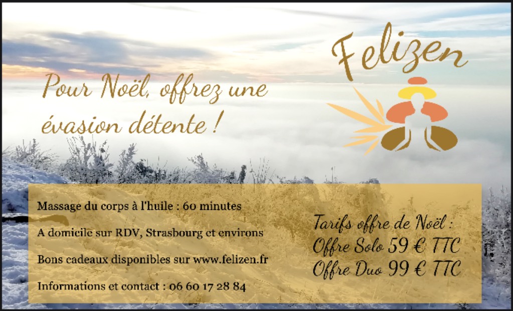 Flyer de Noël Felizen